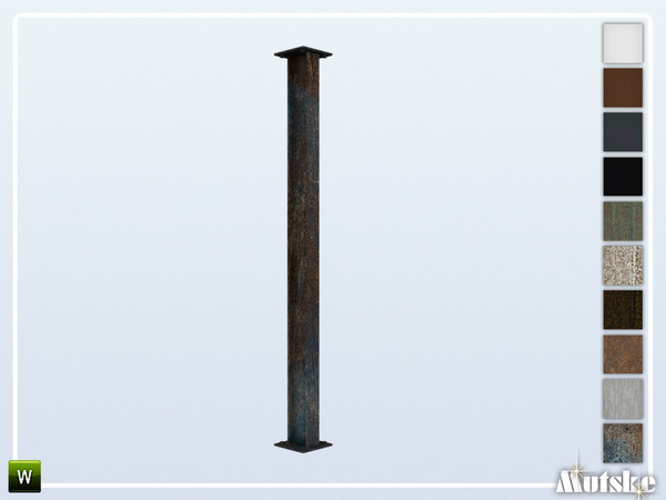 Sims 4 — Milton Column H Beam A by Mutske — Set of construction items like windows, beams column and a lot more. Make