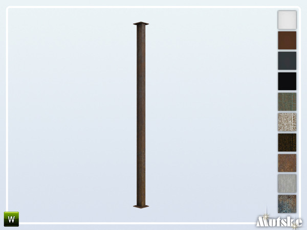 Sims 4 — Milton Column H Beam C by Mutske — Set of construction items like windows, beams column and a lot more. Make