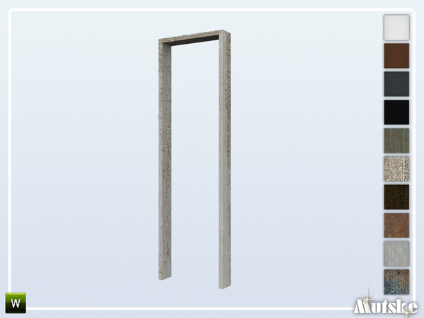 Sims 4 — Milton Arch 1x1 by Mutske — Set of construction items like windows, beams column and a lot more. Make sure that