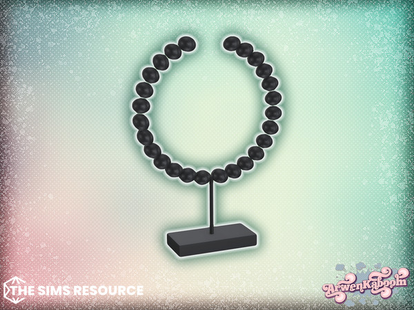 Sims 4 — Snugnook - Beads Deco by ArwenKaboom — Base game object in multiple recolors. Find all items by searching