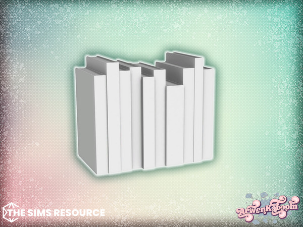 Sims 4 — Snugnook - Books by ArwenKaboom — Base game object in multiple recolors. Find all items by searching