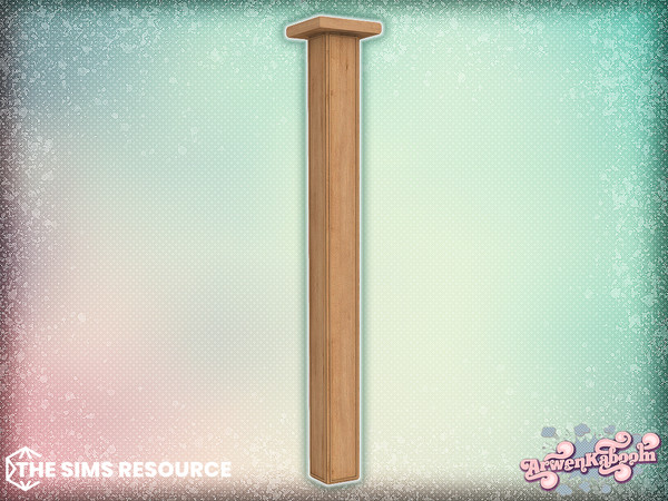 Sims 4 — Calm Splash - Fence Pole by ArwenKaboom — Base game object in multiple recolors. Find all objects by searching