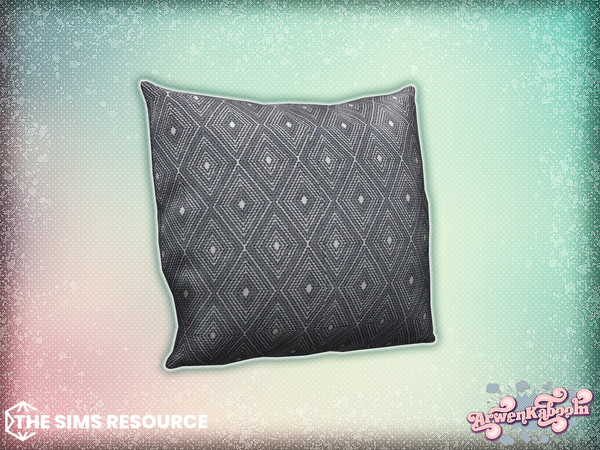 Sims 4 — Calm Splash - Left Cushion by ArwenKaboom — Base game object in multiple recolors. Find all objects by searching