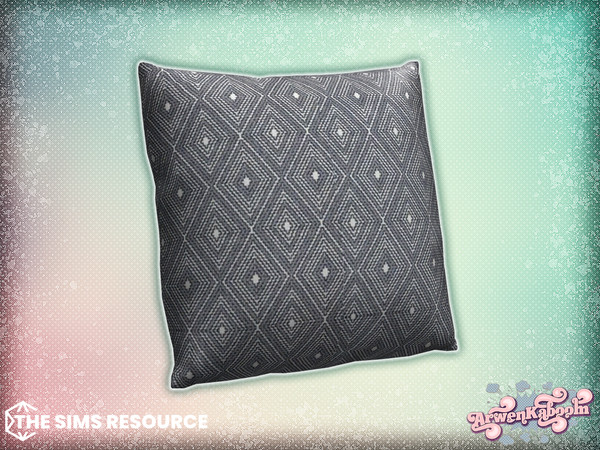 Sims 4 — Calm Splash - Middle Cushion by ArwenKaboom — Base game object in multiple recolors. Find all objects by