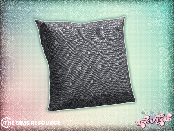 Sims 4 — Calm Splash - Right Cushion by ArwenKaboom — Base game object in multiple recolors. Find all objects by