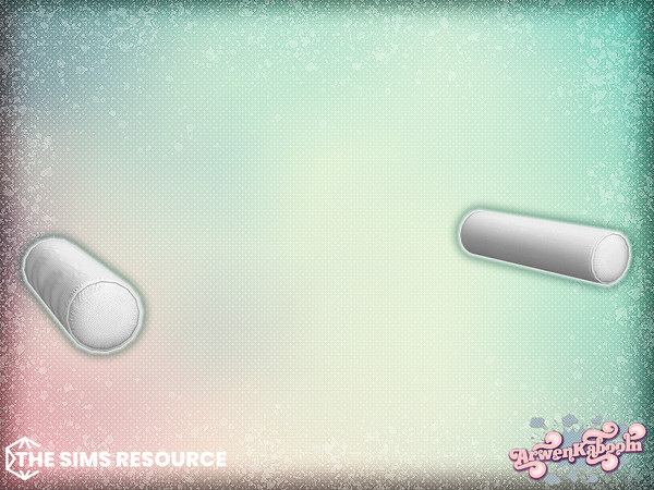 Sims 4 — Calm Splash - Round Cushion by ArwenKaboom — Base game object in multiple recolors. Find all objects by