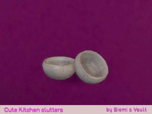 Sims 4 — Cute Kitchen clutters - Bowls by siomisvault — I made this set I'm not sure why but it's so cute hjbhvg I hope