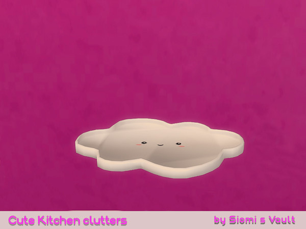 Sims 4 — Cute Kitchen Clutters - Tray #02 by siomisvault — I made this set I'm not sure why but it's so cute hjbhvg I