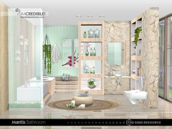 Sims 4 — Mantis Painting by SIMcredible! — When we first created this set, it had a modern vibe. But since it was many