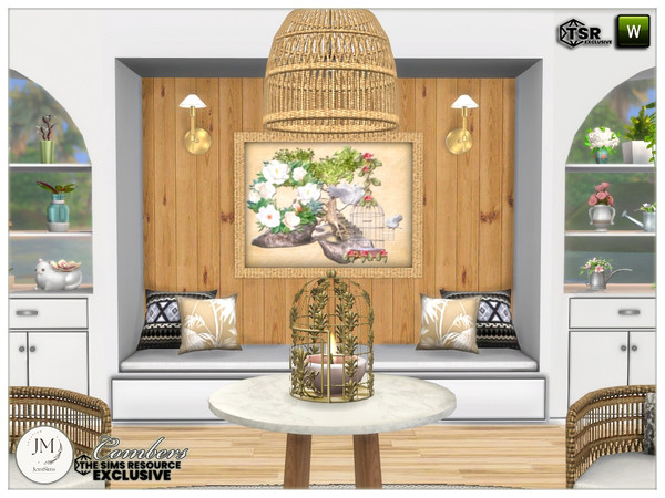 Sims 4 — combers dining room ceiling light by jomsims — Modernity, as often. But also a slightly country style. Bright