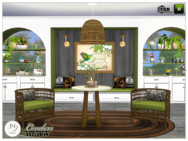 Sims 4 — combers dining room rugs by jomsims — Modernity, as often. But also a slightly country style. Bright colors and