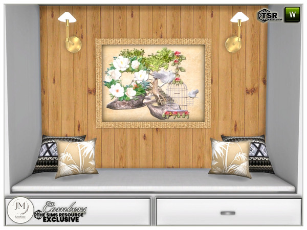 Sims 4 — combers dining room wall light by jomsims — Modernity, as often. But also a slightly country style. Bright