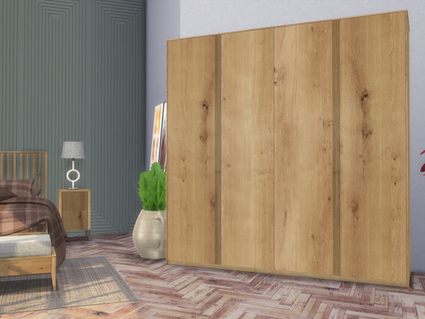 Sims 4 — Kenner End Table by Onyxium — Onyxium@TSR Design Workshop Bedroom Collection | Belong To The 2023 Year