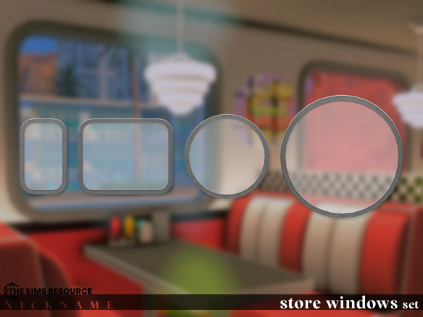 Sims 4 — store windows set_2x2 by NICKNAME_sims4 — store windows set 10 package files. store windows set_1x2