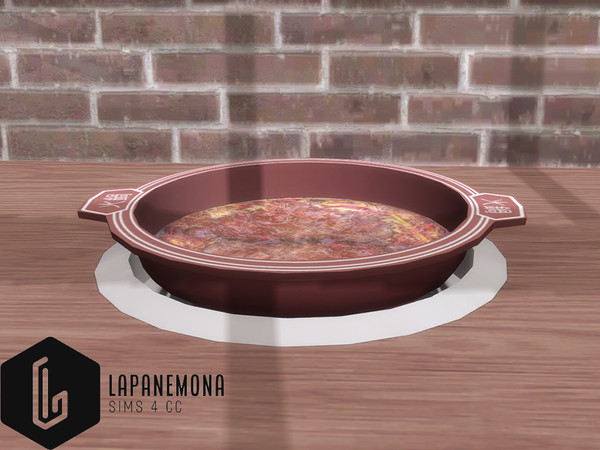 Sims 4 — Hot pot bowl - Hot pot set by Lapanemona — You can find other items from this set by text searching "Hot
