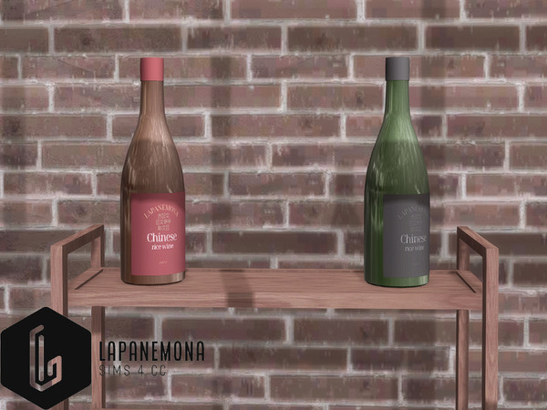 Sims 4 — Chinese rice wine - Hot pot set by Lapanemona — You can find other items from this set by text searching