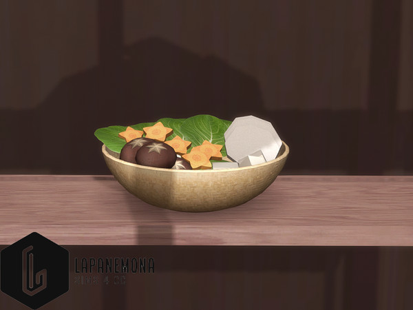 Sims 4 — Vegetables - Hot pot set by Lapanemona — You can find other items from this set by text searching "Hot pot