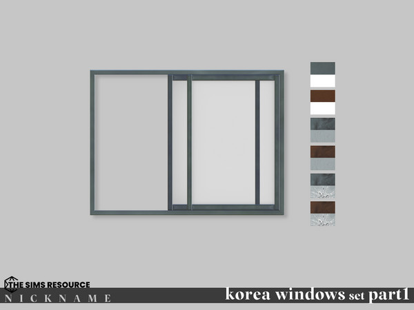 Sims 4 — korea windows set_2x2 V1 opened by NICKNAME_sims4 — korea windows set Part 1 14 package files. korea windows