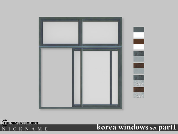 Sims 4 — korea windows set_2x2 V2 opened by NICKNAME_sims4 — korea windows set Part 1 14 package files. korea windows