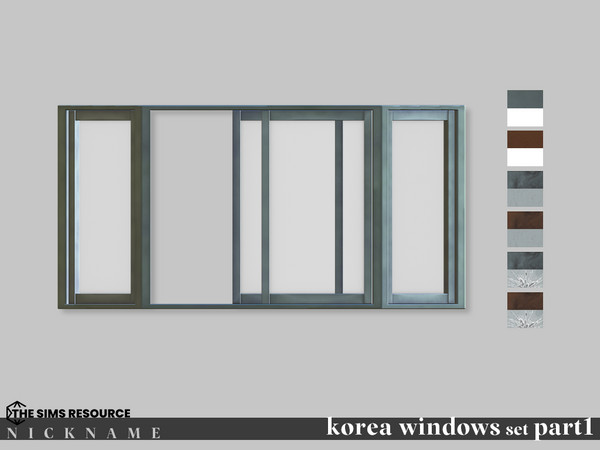 Sims 4 — korea windows set_2x2 V3 opened by NICKNAME_sims4 — korea windows set Part 1 14 package files. korea windows