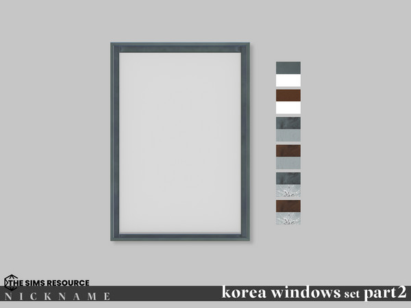 Sims 4 — korea windows set_2x3 V1 by NICKNAME_sims4 — korea windows set Part 2 12 package files. korea windows set_2x3 V1