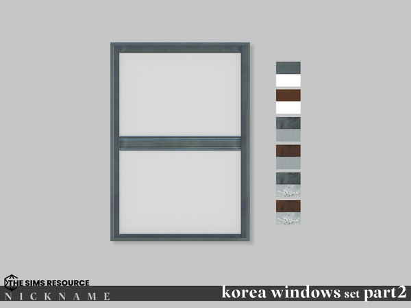 Sims 4 — korea windows set_2x3 V2 by NICKNAME_sims4 — korea windows set Part 2 12 package files. korea windows set_2x3 V1