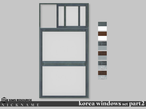 Sims 4 — korea windows set_2x4 V2 opened by NICKNAME_sims4 — korea windows set Part 2 12 package files. korea windows