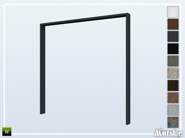 Sims 4 — Milton Arch 3x1 by Mutske — This window is part of the Milton constructionset. Made by Mutske@TSR.