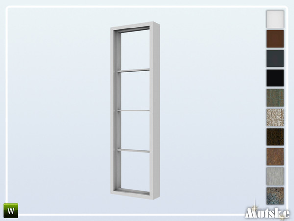 Sims 4 — Milton Window 4x1 by Mutske — This window is part of the Milton constructionset. Made by Mutske@TSR.