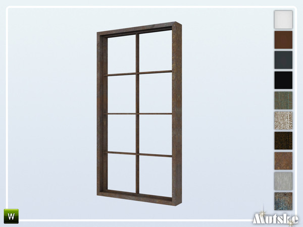 Sims 4 — Milton Window 4x2 by Mutske — This window is part of the Milton constructionset. Made by Mutske@TSR.