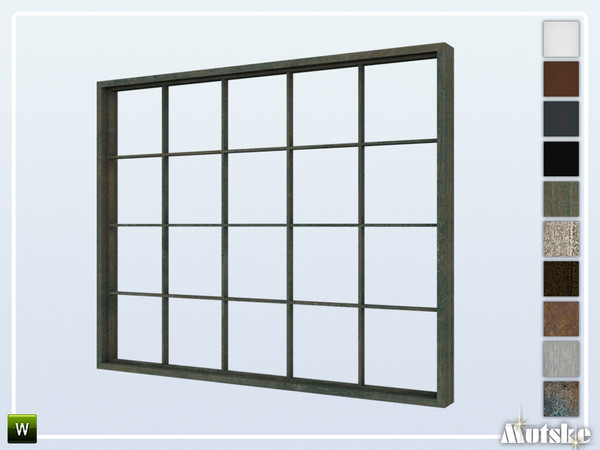 Sims 4 — Milton Window 4x5 by Mutske — This window is part of the Milton constructionset. Made by Mutske@TSR.