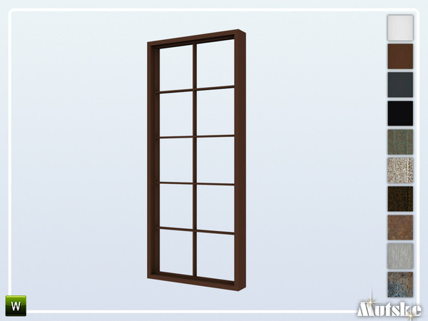 Sims 4 — Milton Window 5x2 by Mutske — This window is part of the Milton constructionset. Made by Mutske@TSR.