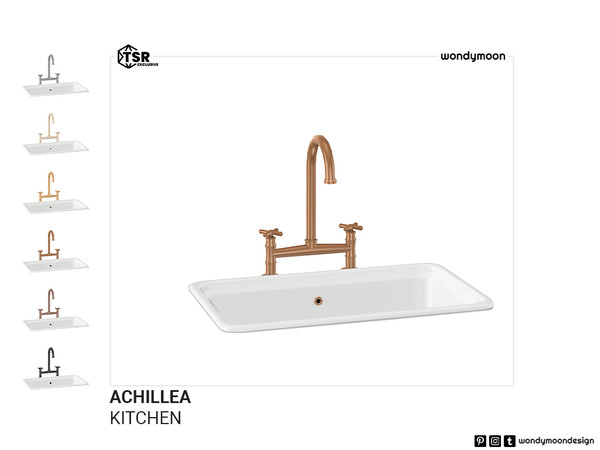 Sims 4 — Achillea Kitchen Sink by wondymoon — Achillea country style inspired kitchen part II; kitchen appliances,