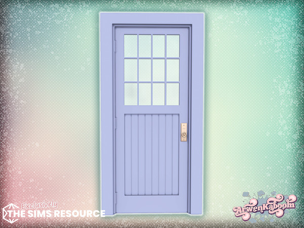 Sims 4 — Bluem - Door by ArwenKaboom — New hallway sets by the name of Bluem with 19 new items. Find all objects by