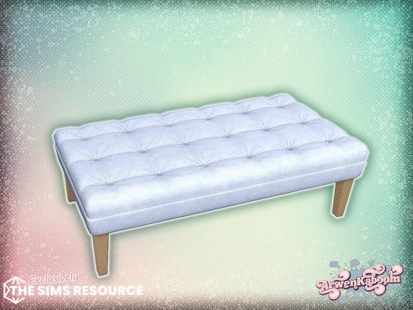 Sims 4 — Bluem - Ottoman by ArwenKaboom — New hallway sets by the name of Bluem with 19 new items. Find all objects by