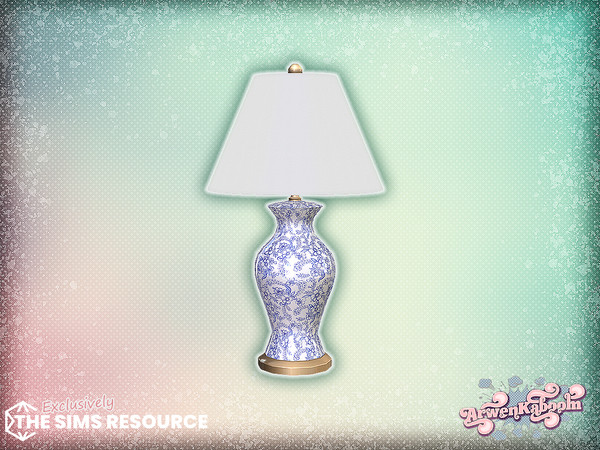 Sims 4 — Bluem - Table Lamp by ArwenKaboom — New hallway sets by the name of Bluem with 19 new items. Find all objects by