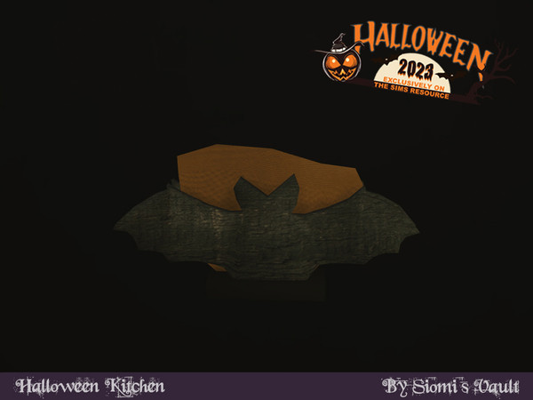 Sims 4 — Halloween Kitchen - Napkin Holder by siomisvault — The second part of the Goth kitchen! I hope you like it.