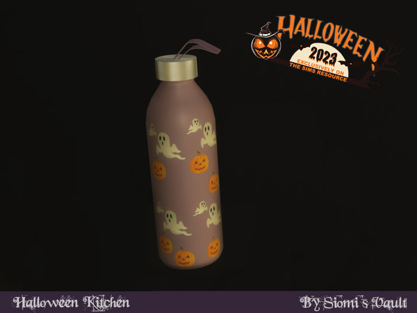 Sims 4 — Halloween Kitchen - Thermo #02 by siomisvault — The second part of the Goth kitchen! I hope you like it. Thank