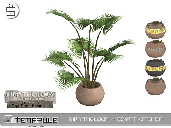 Sims 4 — Simythology - Egypt Kitchen - Plant 01 by Simenapule — Simythology - Egypt Kitchen. Com