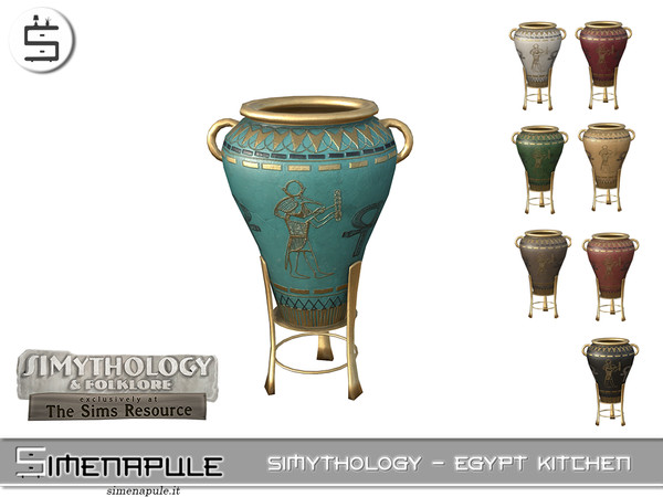 Sims 4 — Simythology - Egypt Kitchen - Vase 01 by Simenapule — Simythology - Egypt Kitchen. Com