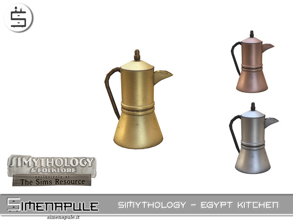 Sims 4 — Simythology - Egypt Kitchen - Ancient Metal Jug by Simenapule — Simythology - Egypt Kitchen Part 2 ddff
