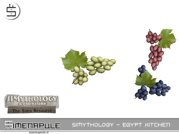 Sims 4 — Simythology - Egypt Kitchen - Grapes by Simenapule — Simythology - Egypt Kitchen Part 2 ddff
