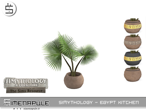 Sims 4 — Simythology - Egypt Kitchen - Plant 02 by Simenapule — Simythology - Egypt Kitchen Part 2 ddff