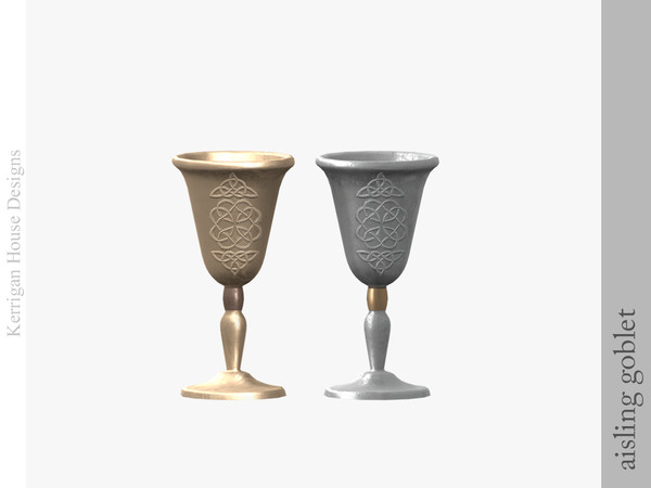 Sims 4 — Aisling Goblet by kerriganhouse — A Celtic themed wedding set.