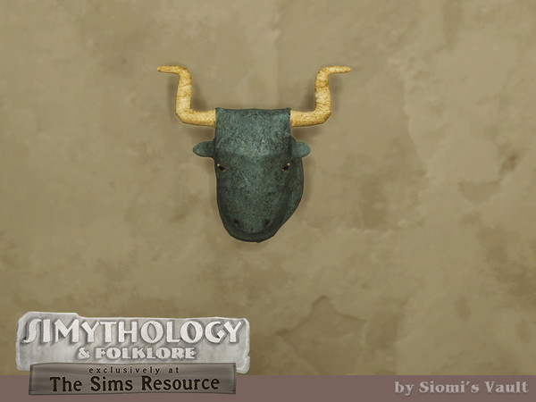 Sims 4 — Ancient touch - Minotaur by siomisvault — Part of TSR Collab I hope you like it! Enjoy it! Thank you so much for