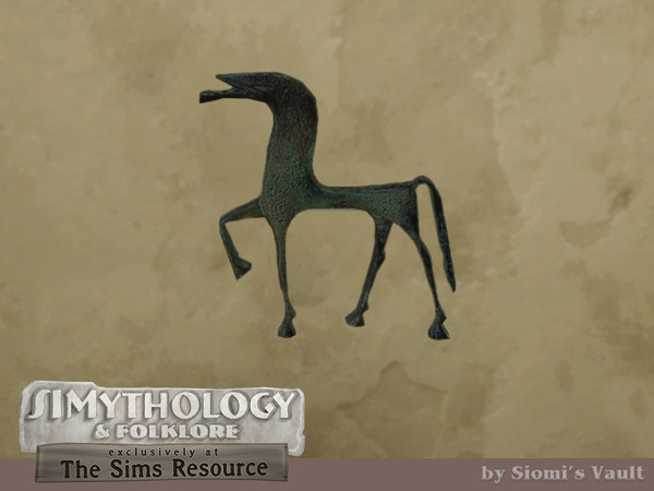 Sims 4 — Ancient touch - Horse by siomisvault — Part of TSR Collab I hope you like it! Enjoy it! Thank you so much for