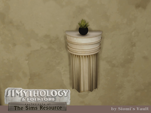 Sims 4 — Ancient touch - Greek Column by siomisvault — Part of TSR Collab I hope you like it! Enjoy it! Thank you so much