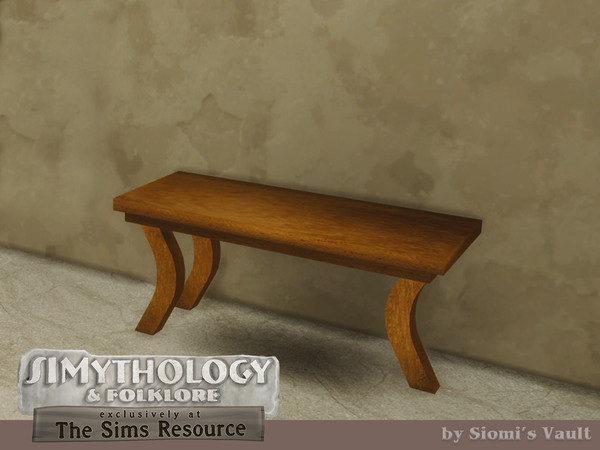 Sims 4 — Ancient touch - Table by siomisvault — Part of TSR Collab I hope you like it! Enjoy it! Thank you so much for