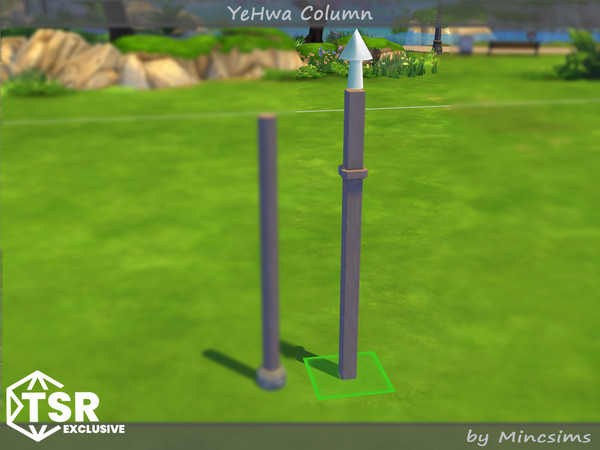 Sims 4 — YeHwa Column by Mincsims — I am glad to introduce a new Asian-themed set.