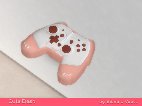 Sims 4 — Cute Desk - Joystick by siomisvault — And now a bit of light here! A cute set for you! Thank you so much for